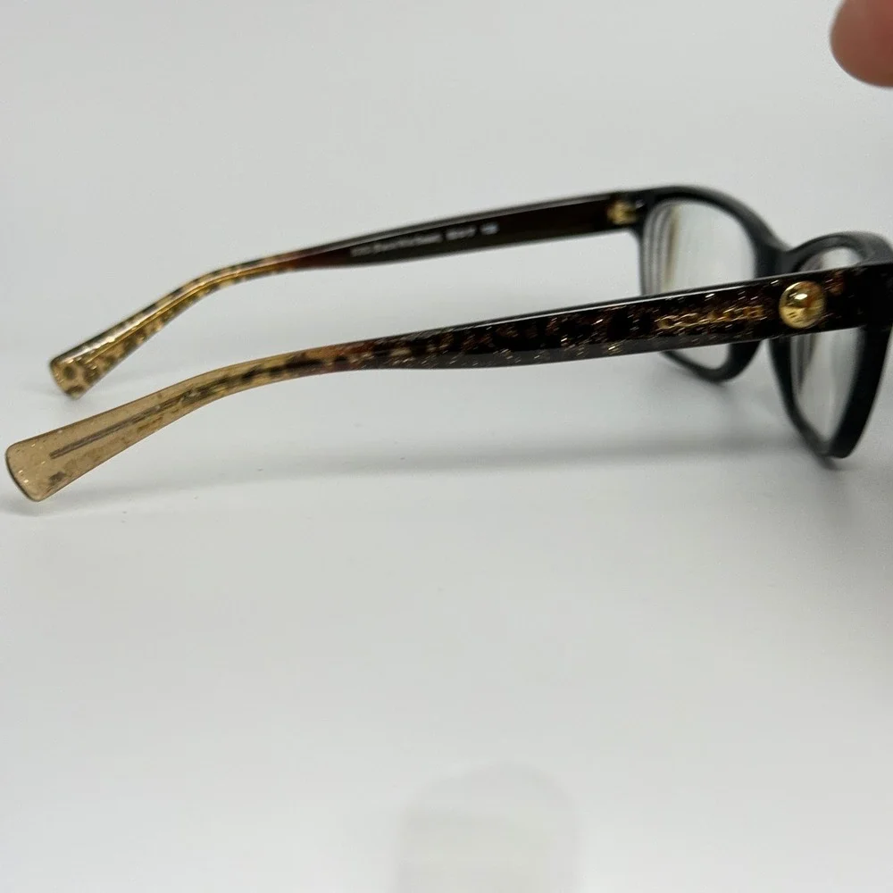 Coach HC 6082 5353 Black Wild Beast Eyeglasses Frames‎ 53-17-135 Womens 22193